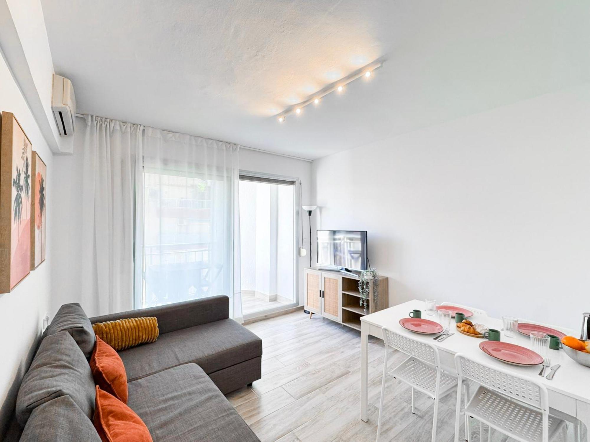 Nuevo, A 60 Metros De La Playa Y Con Vistas Laterales Al Mar Apartment Кулера Екстериор снимка